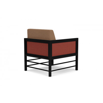 Lloyd Flanders™ Southport Lounge Chair - Terracotta, Canvas Natural