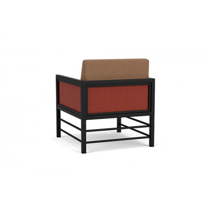 Lloyd Flanders™ Southport Lounge Chair - Terracotta, Canvas Natural