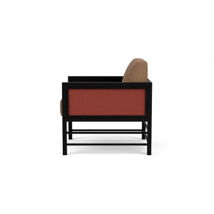 Lloyd Flanders™ Southport Lounge Chair - Terracotta, Canvas Natural