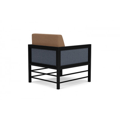 Lloyd Flanders™ Southport Lounge Chair - Denim Blue, Canvas Natural