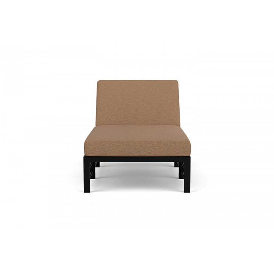 Lloyd Flanders™ Southport Chaise  - White, Canvas Natural