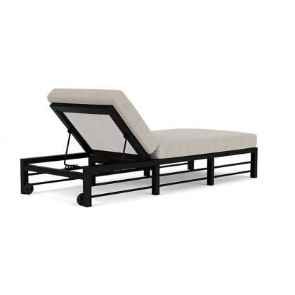 Lloyd Flanders™ Southport Chaise  - White, Callen Celadon