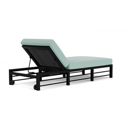 Lloyd Flanders™ Southport Chaise  - Charcoal, Unearth Dew