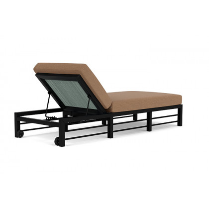 Lloyd Flanders™ Southport Chaise  - Sea Glass, Canvas Natural
