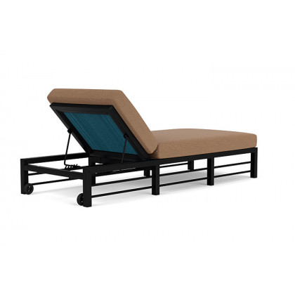 Lloyd Flanders™ Southport Chaise  - Peacock, Canvas Natural