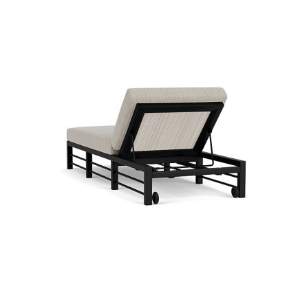 Lloyd Flanders™ Southport Chaise  - Antique White, Callen Celadon
