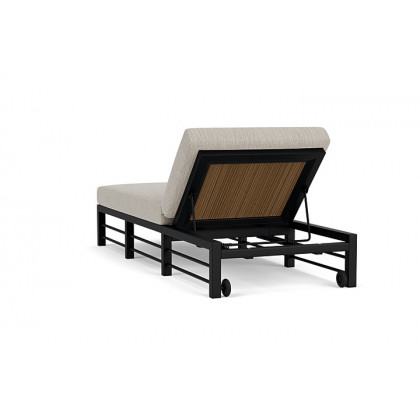 Lloyd Flanders™ Southport Chaise  - Hickory, Callen Celadon