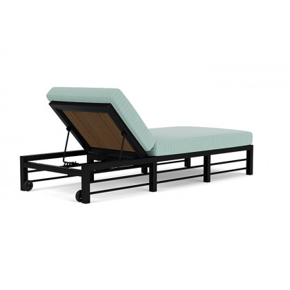 Lloyd Flanders™ Southport Chaise  - Hickory, Unearth Dew