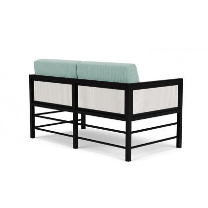 Lloyd Flanders™ Southport Loveseat - White, Unearth Dew