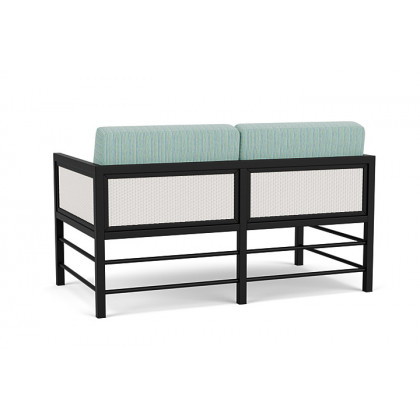 Lloyd Flanders™ Southport Loveseat - White, Unearth Dew