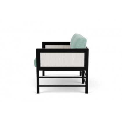 Lloyd Flanders™ Southport Loveseat - White, Unearth Dew
