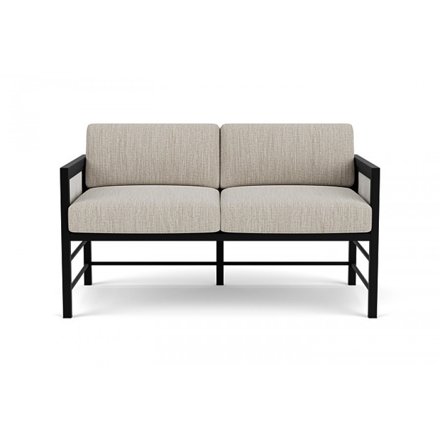 Lloyd Flanders™ Southport Loveseat - Matte White, Callen Celadon