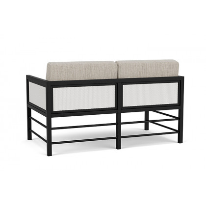 Lloyd Flanders™ Southport Loveseat - Matte White, Callen Celadon