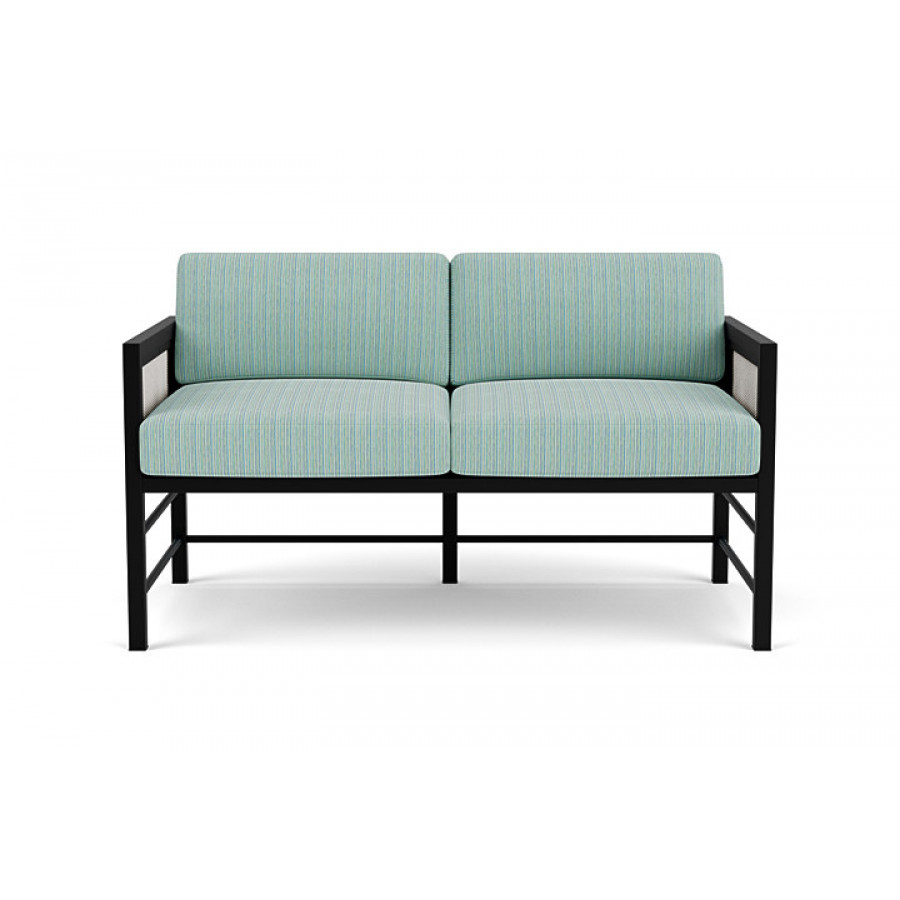 Lloyd Flanders™ Southport Loveseat - Matte White, Unearth Dew