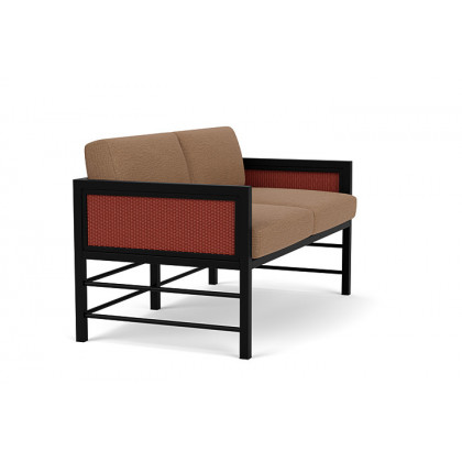 Lloyd Flanders™ Southport Loveseat - Terracotta, Canvas Natural