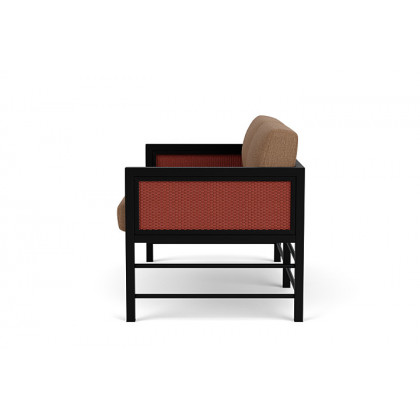 Lloyd Flanders™ Southport Loveseat - Terracotta, Canvas Natural