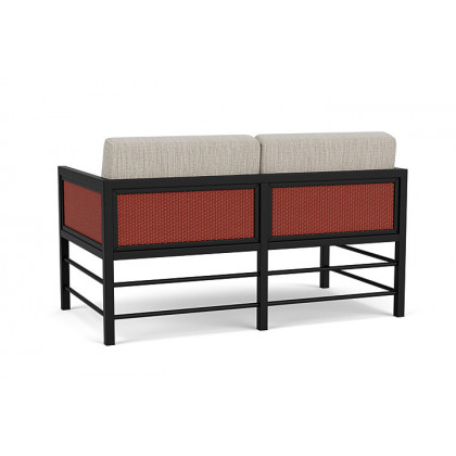 Lloyd Flanders™ Southport Loveseat - Terracotta, Callen Celadon