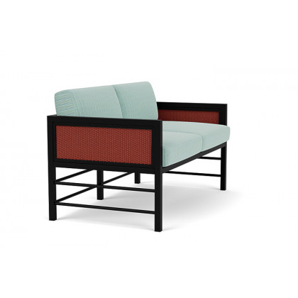 Lloyd Flanders™ Southport Loveseat - Terracotta, Unearth Dew