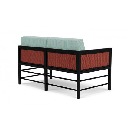 Lloyd Flanders™ Southport Loveseat - Terracotta, Unearth Dew