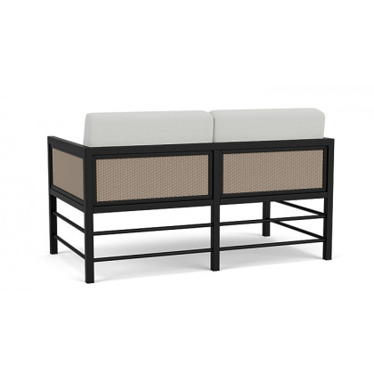 Lloyd Flanders™ Southport Loveseat - French Beige, Loveboat Mint