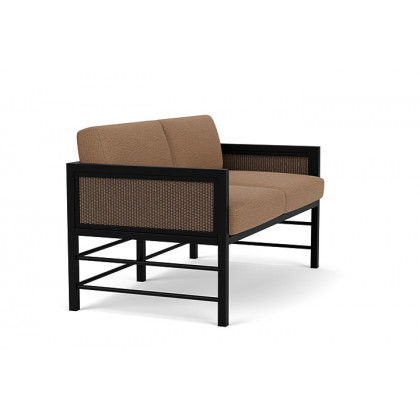 Lloyd Flanders™ Southport Loveseat - Bark, Canvas Natural