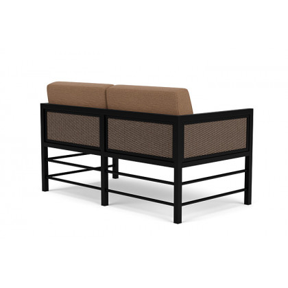 Lloyd Flanders™ Southport Loveseat - Bark, Canvas Natural
