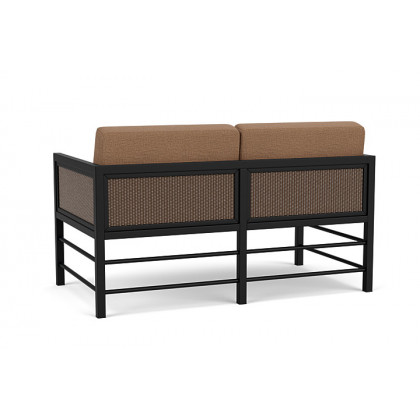 Lloyd Flanders™ Southport Loveseat - Bark, Canvas Natural