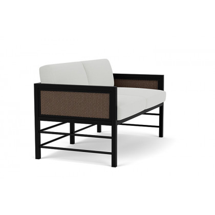 Lloyd Flanders™ Southport Loveseat - Bark, Loveboat Mint