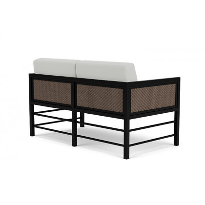 Lloyd Flanders™ Southport Loveseat - Bark, Loveboat Mint