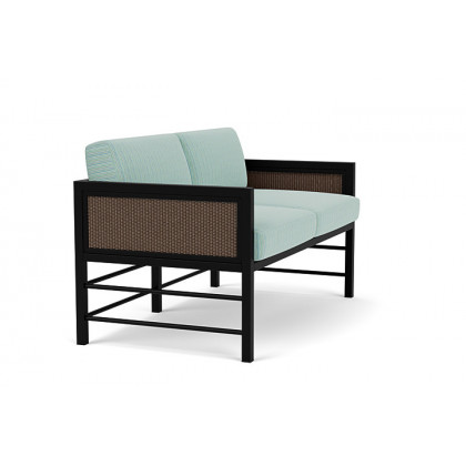 Lloyd Flanders™ Southport Loveseat - Bark, Unearth Dew