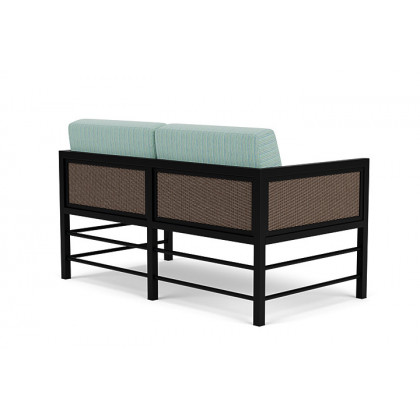 Lloyd Flanders™ Southport Loveseat - Bark, Unearth Dew
