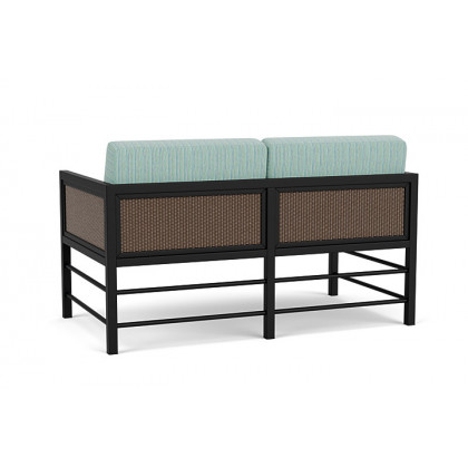 Lloyd Flanders™ Southport Loveseat - Bark, Unearth Dew