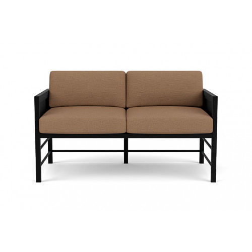 Lloyd Flanders™ Southport Loveseat - Ebony, Canvas Natural