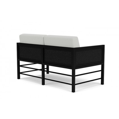Lloyd Flanders™ Southport Loveseat - Ebony, Loveboat Mint