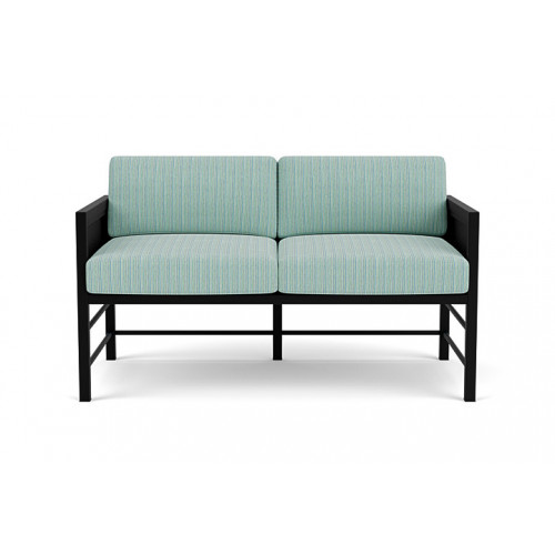 Lloyd Flanders™ Southport Loveseat - Ebony, Unearth Dew