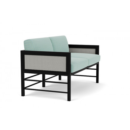 Lloyd Flanders™ Southport Loveseat - Platinum, Unearth Dew