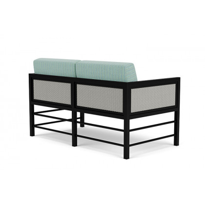 Lloyd Flanders™ Southport Loveseat - Platinum, Unearth Dew
