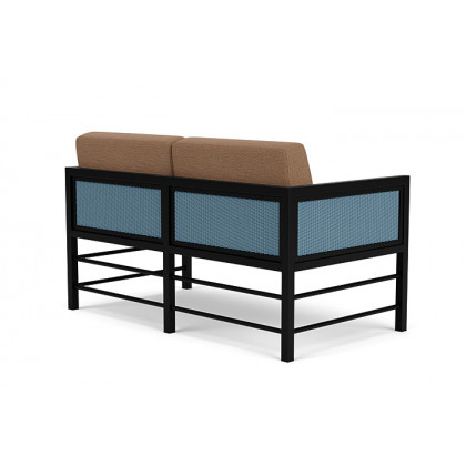 Lloyd Flanders™ Southport Loveseat - Stillwater, Canvas Natural