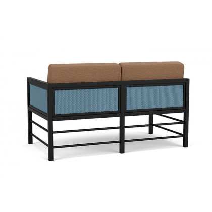 Lloyd Flanders™ Southport Loveseat - Stillwater, Canvas Natural
