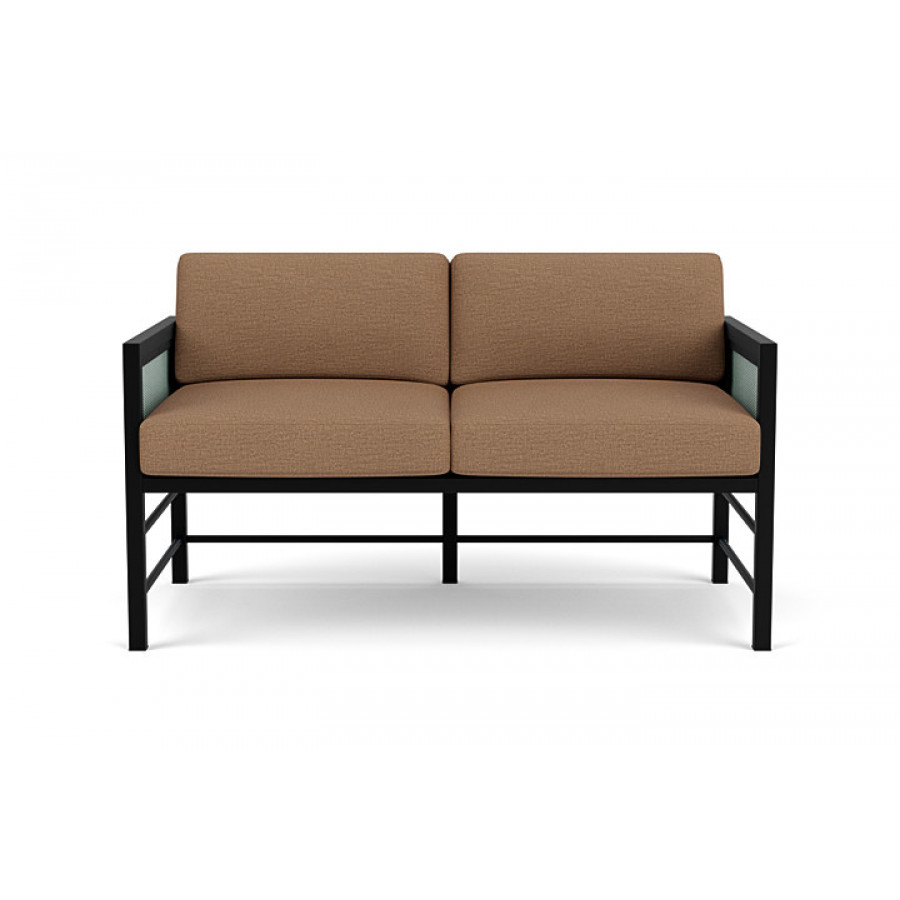 Lloyd Flanders™ Southport Loveseat - Sea Glass, Canvas Natural
