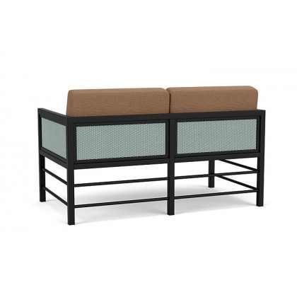 Lloyd Flanders™ Southport Loveseat - Sea Glass, Canvas Natural