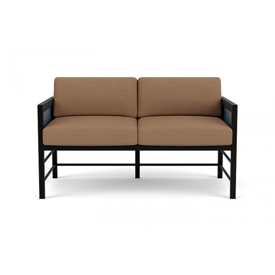 Lloyd Flanders™ Southport Loveseat - Denim Blue, Canvas Natural