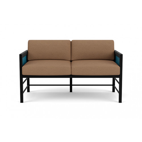 Lloyd Flanders™ Southport Loveseat - Peacock, Canvas Natural