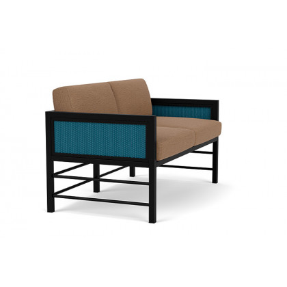 Lloyd Flanders™ Southport Loveseat - Peacock, Canvas Natural