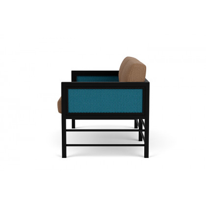 Lloyd Flanders™ Southport Loveseat - Peacock, Canvas Natural