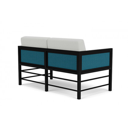 Lloyd Flanders™ Southport Loveseat - Peacock, Loveboat Mint