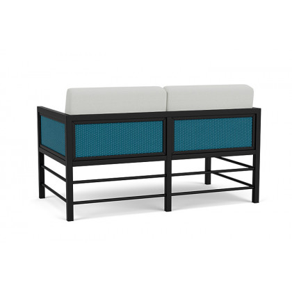 Lloyd Flanders™ Southport Loveseat - Peacock, Loveboat Mint