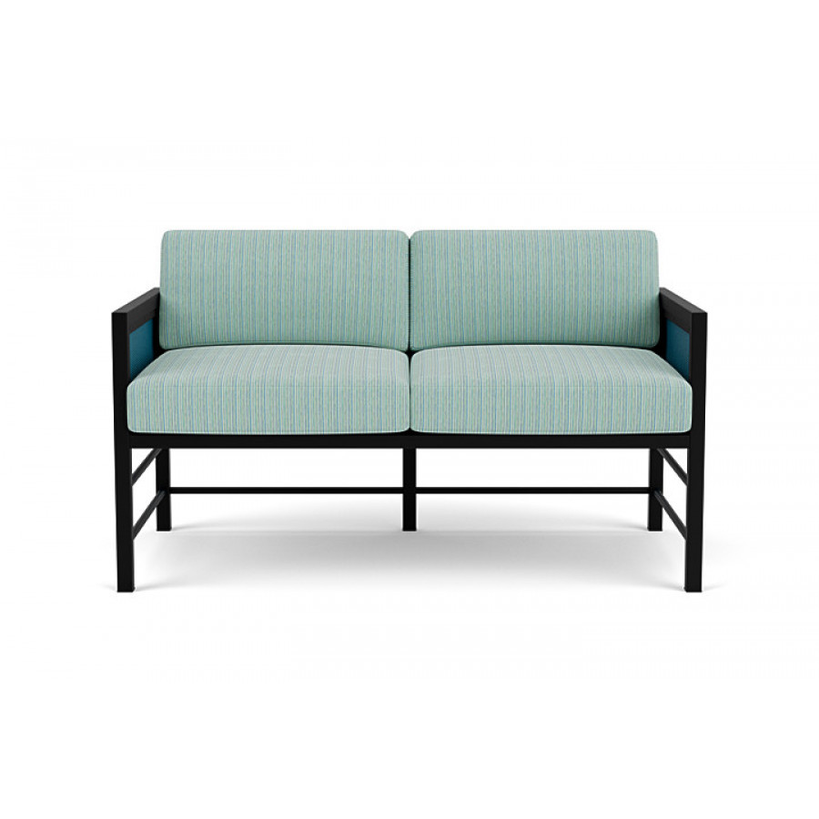 Lloyd Flanders™ Southport Loveseat - Peacock, Unearth Dew