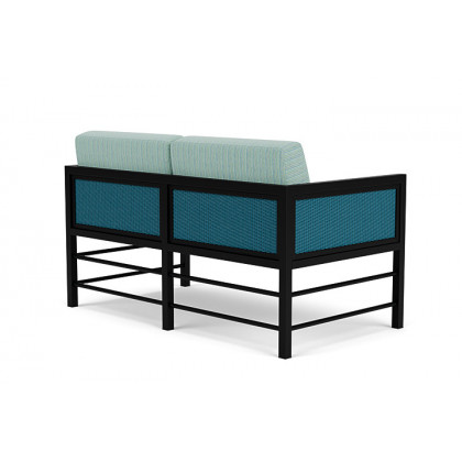 Lloyd Flanders™ Southport Loveseat - Peacock, Unearth Dew