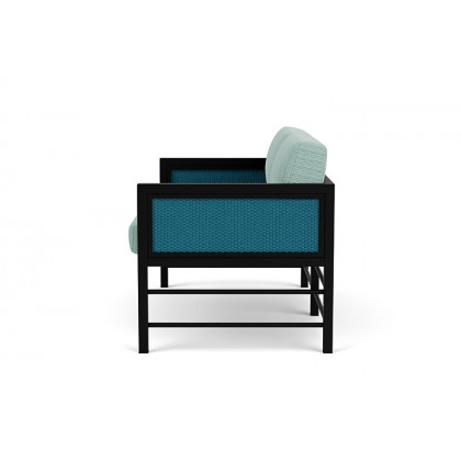 Lloyd Flanders™ Southport Loveseat - Peacock, Unearth Dew
